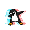 Dabbing penguin gift