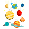 Bauble Christmas Solar System