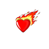 flaming heart