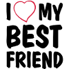 I love my best friend