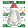 Rhino Ugly Christmas
