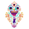 Goa Sugar Skull Psytrance
