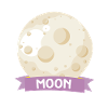 Planet Moon Space gift