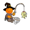 Halloween Pêcheur de citrouille