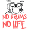 No Drums No Life - Batteur