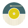 Disque cadeau culte hifi retro