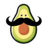 Mustache Avocado