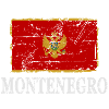 Montenegro flag - banner