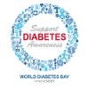 Support Diabetes Awareness Circle T-skjorte
