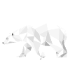 Isbjørn polygon arktisk sne gave vinter dyr