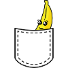 banane dans une poche