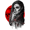 Sugar Skull Girl Hawk-Moth
