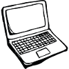 Laptop Drawing Entrepreneur Online Business