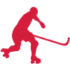 Rink Hockey Silhouette player2
