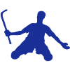 Rink Hockey Silhouette player4