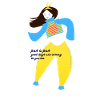 French cheerful girl