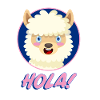 Alpaca Hola! Animal Geschenkidee