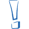 Exclamation mark blue