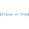 False is True