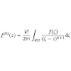 Cauchy integral formula