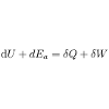 First law of thermodynamics