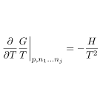 Gibbs Helmholtz ligning