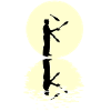 Moon Juggling Tee