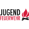 Young firefighters with flame