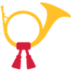 Post horn bugle