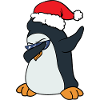 Christmas Dabbing Dab Penguin