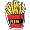 French fries SALTY