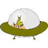 Alien UFO Friendship Motif