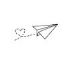 Paper planes - love