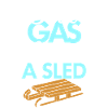 Tobogganers save gas gift