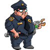 Fat policeman