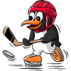 Ice Hockey Penguin