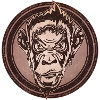 Wild Chimp Grunge Animal