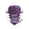 Alien head monster