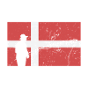 Danemark vacances drapeau danois