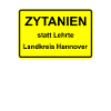 Cytias town sign front