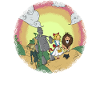Zauberer von Oz Yellow Brick Road