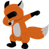 Dabbing Fox Fox Dab