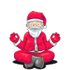 Julemanden Santa Yoga Meditation Yogi Gave