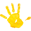 hand yellow