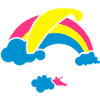 Rainbow & Clouds Paragliding