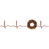 Donut-Herzschlag-EKG-Herzfrequenz-Geschenk-Muffin Lustig