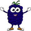 Brombeere Cartoon