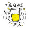 The glass is half-full