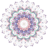 Weiße Mandala