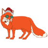 Christmas fox